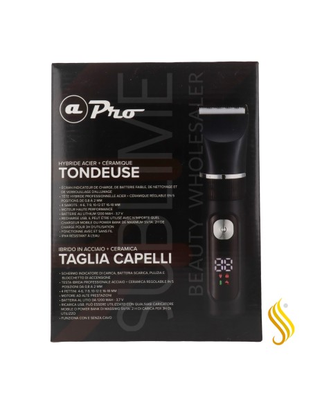 Albi Pro Maquina Corte Clipper Hybrid Steel+Ceramic Gris (2873G)